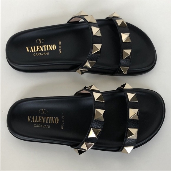 ❌SOLD❌ Valentino Slides - Picture 2 of 4